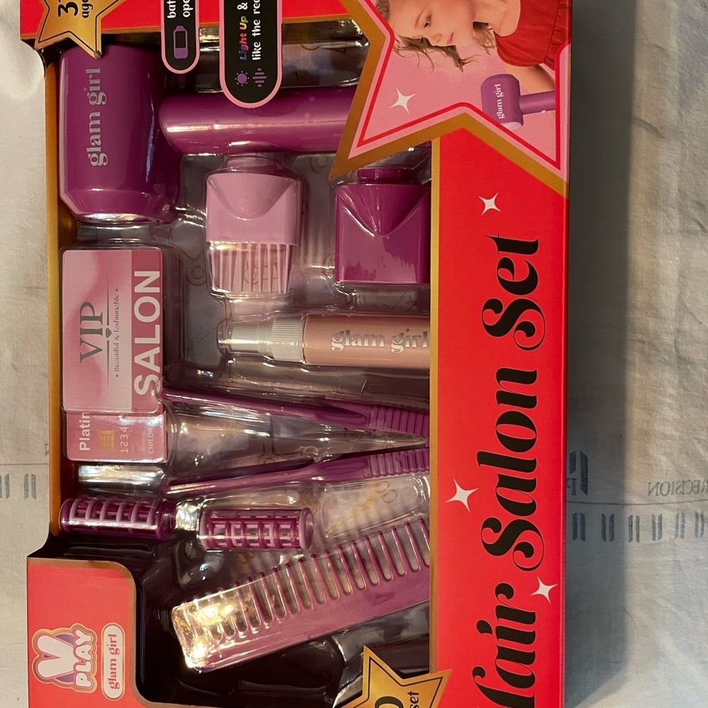 Hair Salon Set - Pink